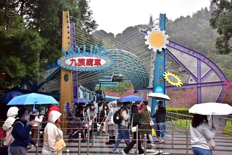 九族文化村:纜車站