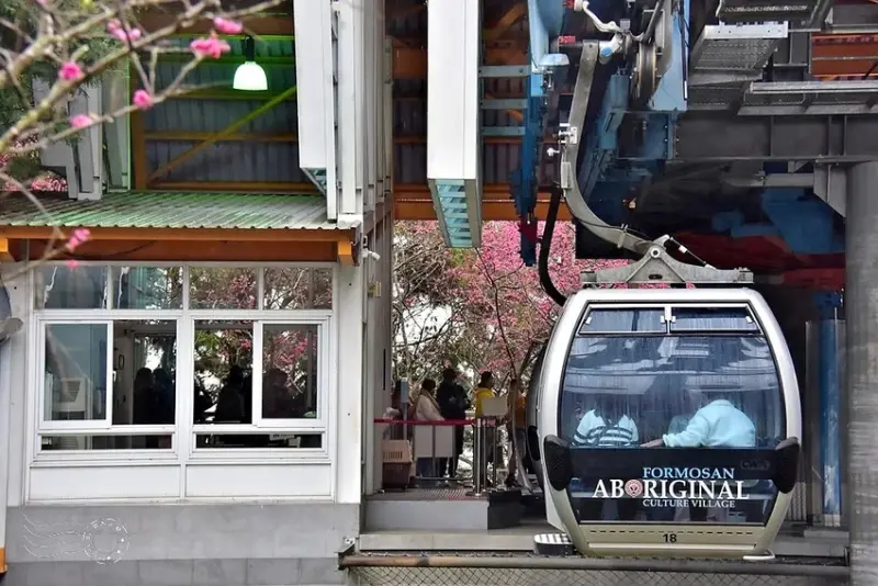 九族文化村:纜車站