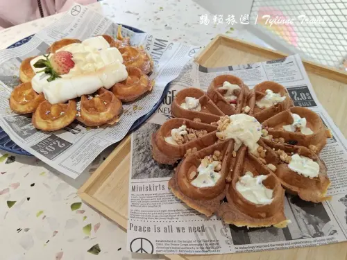 雲林咖啡廳推薦「樂麥咖啡」早午餐 下午茶，巴斯克蛋糕鬆餅必點。