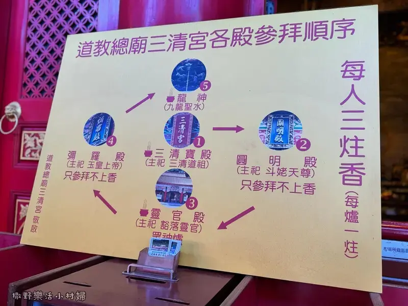 冬山【道教總廟三清宮】宮廷式建築富麗堂皇，依山傍水景色清幽，