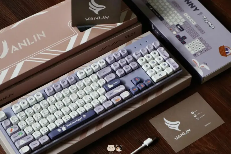 VANLIN VL01鍵盤-鍵盤組裝完成展示