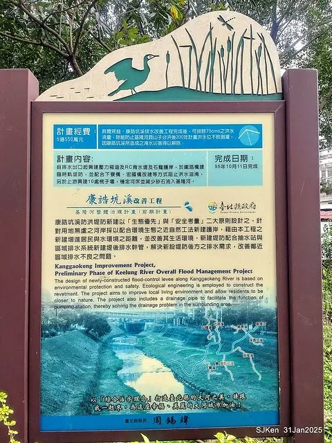 2025雙北平地賞櫻第四拍( --- 汐止文化櫻花季康誥溪櫻花大道(Cherry Blossoms at the creekside of Kangau creek), Hsingi district, Hsinpei city, SJKen, Jan 31, 2025.