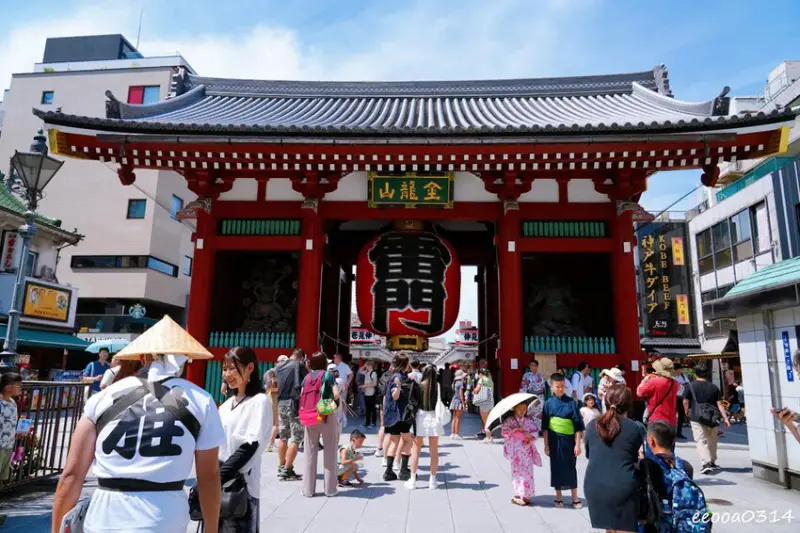 東京景點「淺草寺」，必拍巨大紅色雷門燈籠、好吃好逛仲見世通商