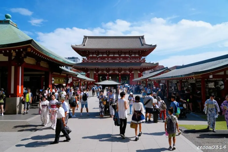 東京景點「淺草寺」，必拍巨大紅色雷門燈籠、好吃好逛仲見世通商