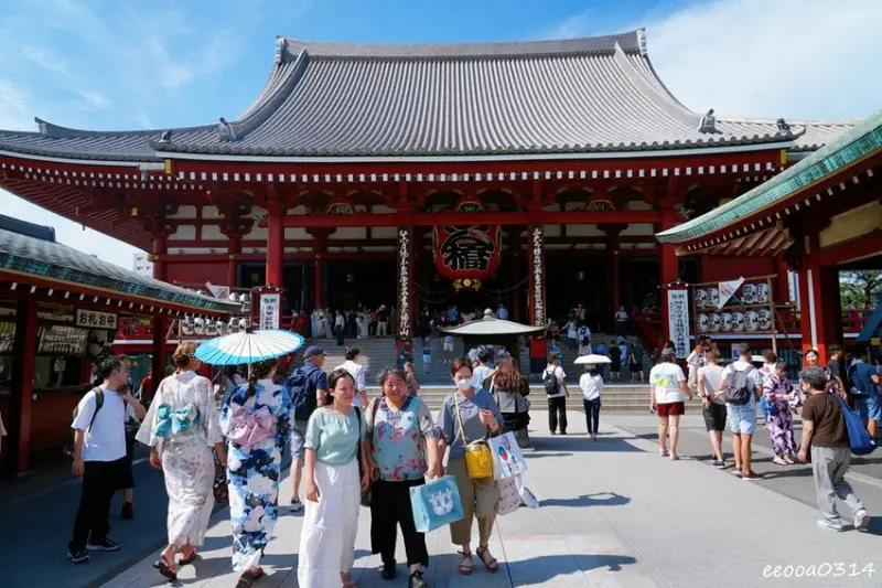 東京景點「淺草寺」，必拍巨大紅色雷門燈籠、好吃好逛仲見世通商