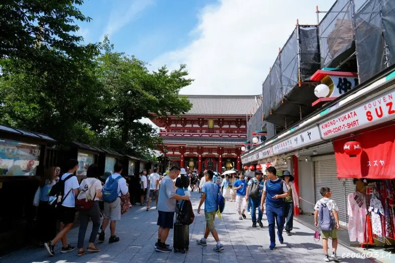 東京景點「淺草寺」，必拍巨大紅色雷門燈籠、好吃好逛仲見世通商