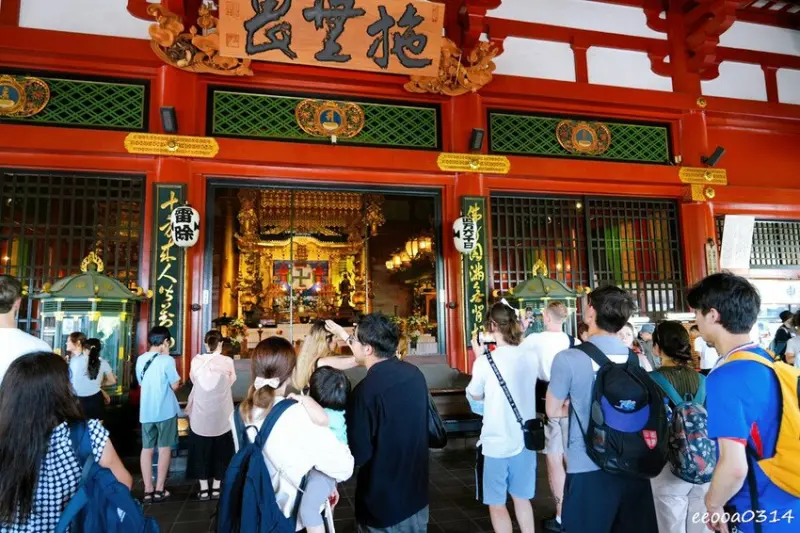 東京景點「淺草寺」，必拍巨大紅色雷門燈籠、好吃好逛仲見世通商