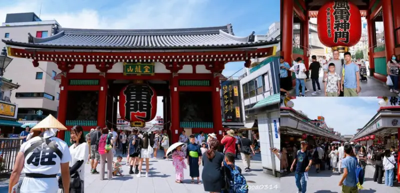 東京景點「淺草寺」，必拍巨大紅色雷門燈籠、好吃好逛仲見世通商