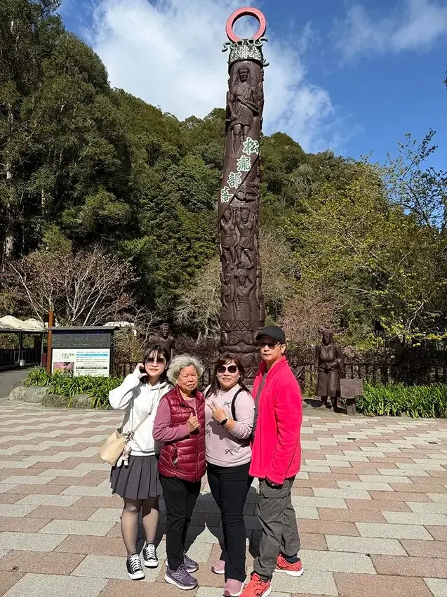 2025杉林溪森林生態渡假園區，椿寒櫻2/24即時現況🌸。