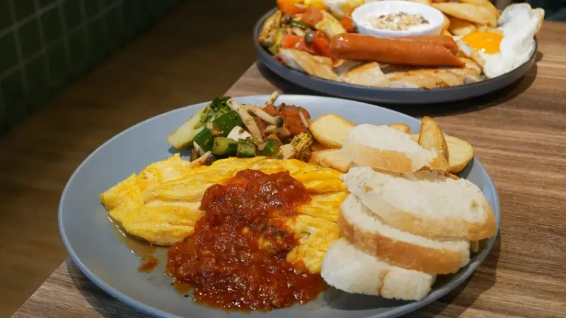 新北市新莊區美好的一天 - 近幸福捷運站的老宅早午餐廳，提供早午餐盤/法式吐司/蛋捲/義大利麵/漢堡/吐司/咖啡茶飲（＾∀＾●）ﾉｼ