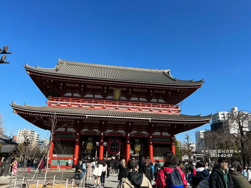 【2024日本關東北陸滑雪之旅】白天的淺草寺 & 仲見世通周
