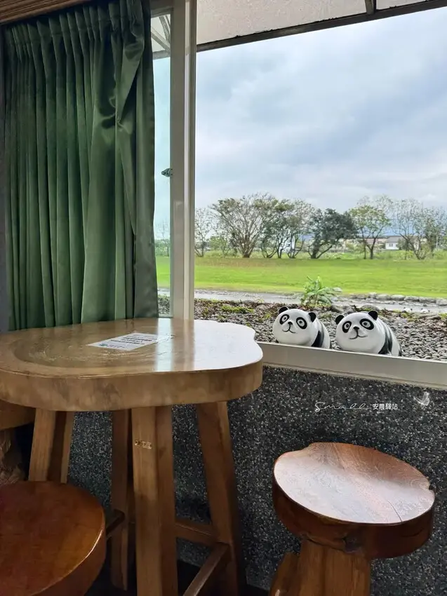 【安農溪驛站】超萌貓熊藝術裝置現身安農溪畔，快來拍照打卡遛小