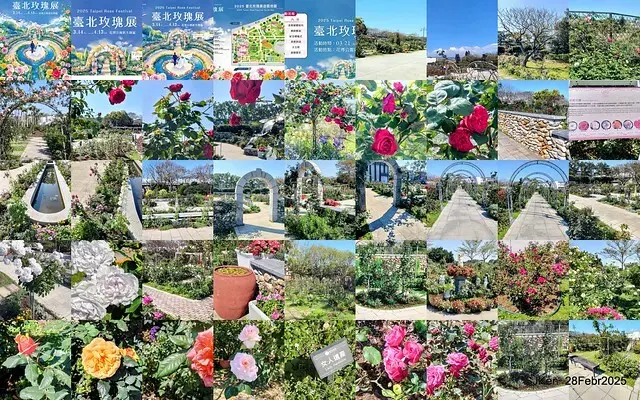 2025花博園區新生公園台北玫瑰園花展(2025 Annual Taipei Rose Garden festival), Mar 14 ~ Apr.13, 2025, Taipei, Taiwan, SJKen.