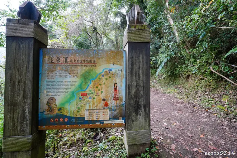 苗栗南庄「蓬萊溪護魚步道」，適合親子健走的觀魚步道!