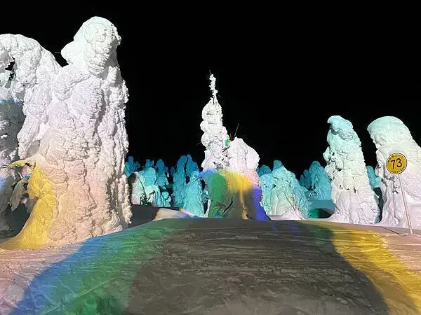 [日本藏王]冬季限定藝術大自然神秘奇景。百萬雪怪出沒~藏王樹