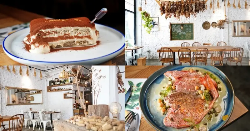 台中市西區擁有義法料理深厚底蘊，必點招牌海鮮燉飯、提拉米蘇，台中西區近勤美、審計新村與草悟道