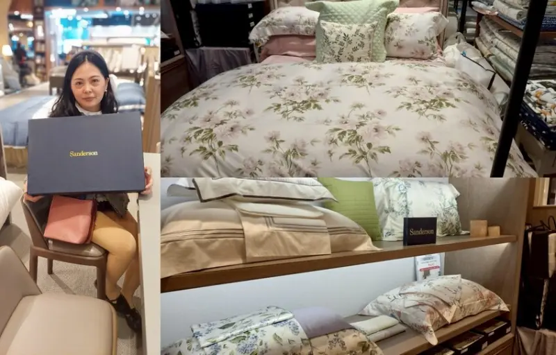 居家生活｜日比家族Sanderson英國皇室御用品牌親膚透氣