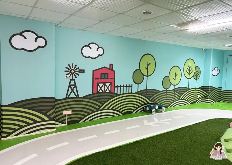 【台中親子館】台中麗寶Fun樂星球-占地超大，超高溜滑梯衝進