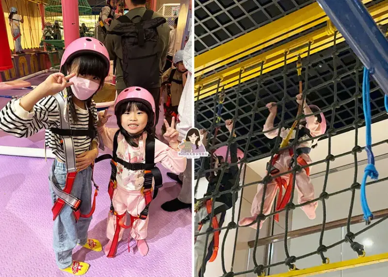 【台中親子館】台中麗寶Fun樂星球-占地超大，超高溜滑梯衝進