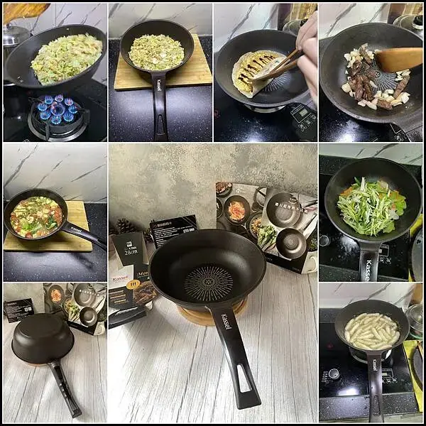 【不沾鍋/好讚鍋推薦】【韓國Kassel 鑽石超導熱不沾輕量