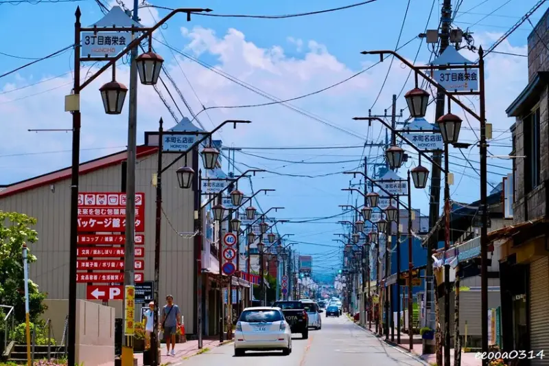 河口湖富士山拍攝景點「日川時計店」， FUJISAN SHO