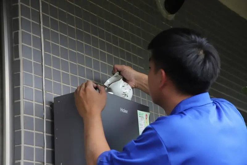 開箱。Haier 海爾 一級能效 冷凝式節能燃氣熱水器 16L 精準控溫 不再忽冷忽熱、全機保固三年！