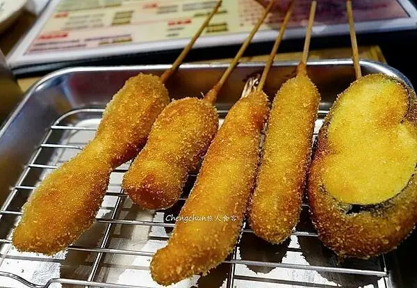 日本大阪通天閣新世界商店街串炸老店PK【串炸達摩 新世界總本