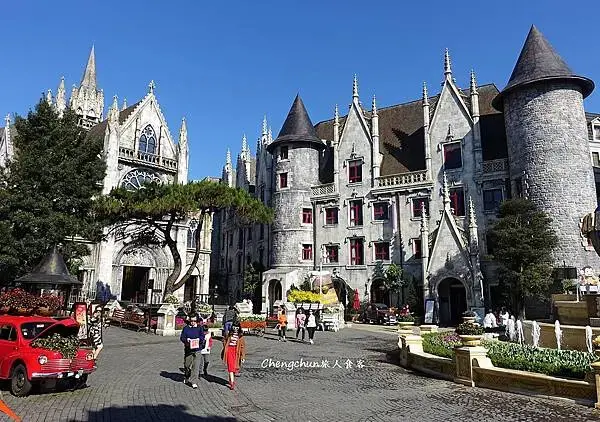 越南峴港巴拿山飯店，歐式古堡Mercure Danang F