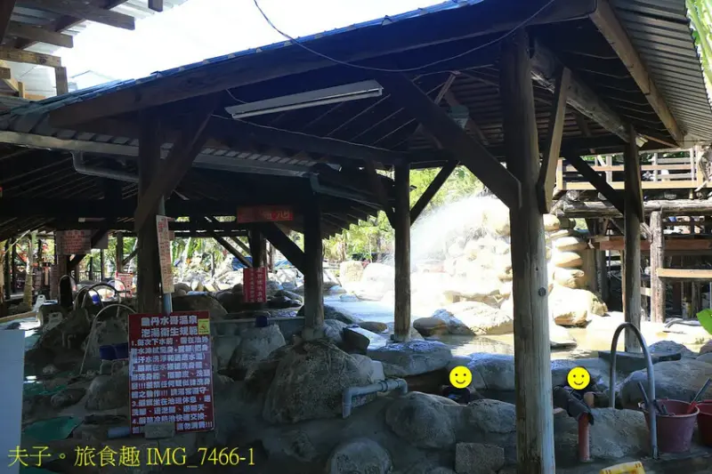 龜丹休閒體驗農園 水哥溫泉 野溪型戶外泡湯池形成特色