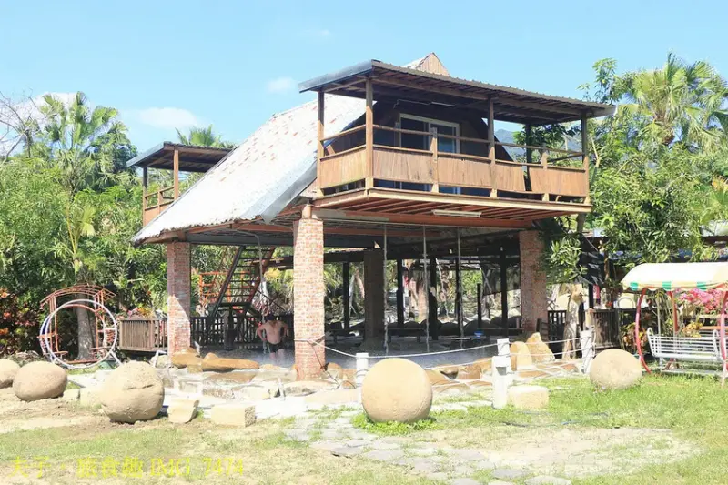 龜丹休閒體驗農園 水哥溫泉 野溪型戶外泡湯池形成特色