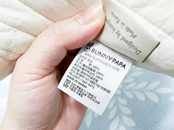 新手媽咪│寶寶枕頭推薦：韓國原裝進口BUNNY PAPA，雲朵造型護枕頸枕，親膚透氣、涼感