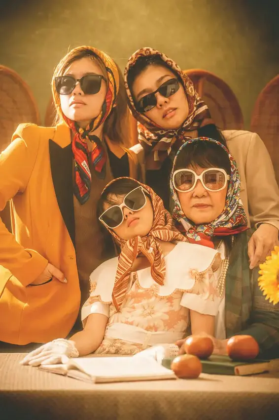 台南全家福推薦│母女寫真三代同堂│紀錄不一樣的媽媽│民國復古