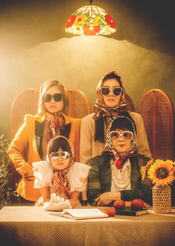 台南全家福推薦│母女寫真三代同堂│紀錄不一樣的媽媽│民國復古