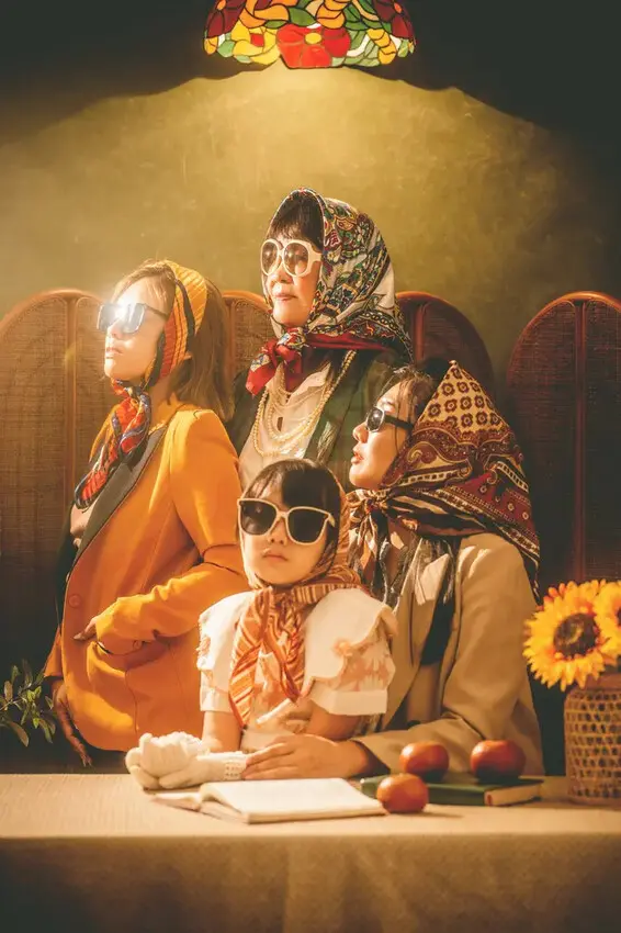 台南全家福推薦│母女寫真三代同堂│紀錄不一樣的媽媽│民國復古