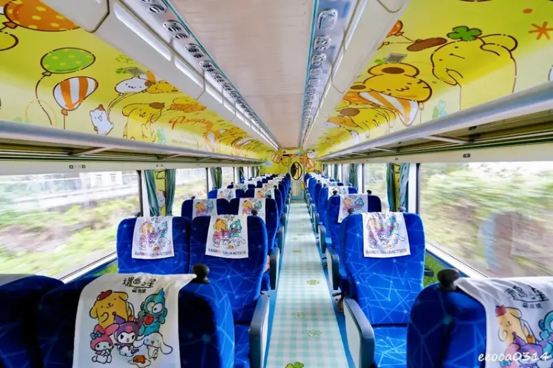 台灣鐵道旅遊∣搭上「環島之星萌旅號」與三麗鷗家族一起環遊台灣