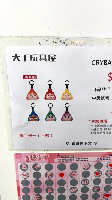 高雄一番賞推薦【大手玩具屋】自製一番賞配率好，一抽就中櫻桃哭