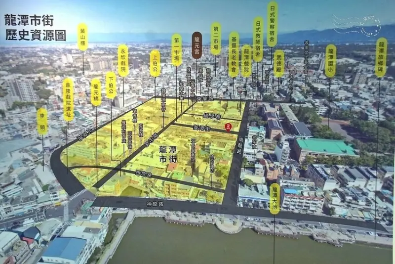 龍潭市街歷史資源圖
