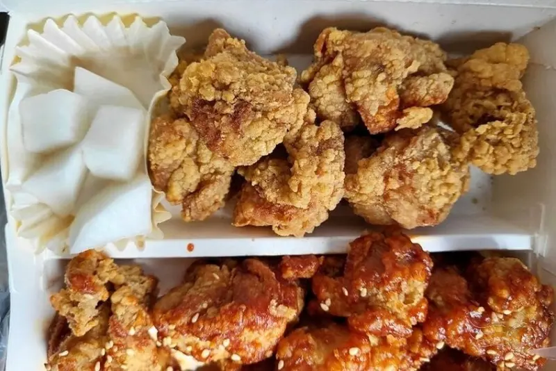 【三清洞韓食龍潭店】半半炸雞