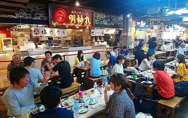 日本四國【ひろめ市場(弘人市場)】高知縣人的大居酒屋 ! 明