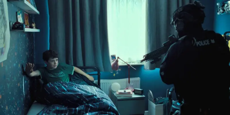 adolescence. owen cooper as jamie miller in adolescence. cr. courtesy of netflix © 2024