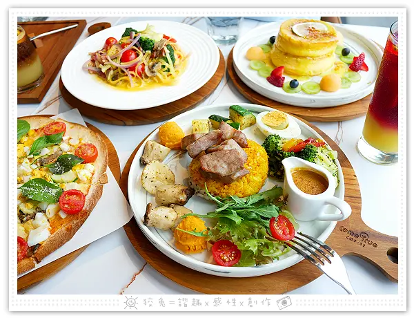 [台南食記] 成真咖啡~誠品生活台南美食推薦！必吃舒芙蕾、義大利麵、彩虹飯、創意咖啡！鄰近碳佐麻里新興園區！