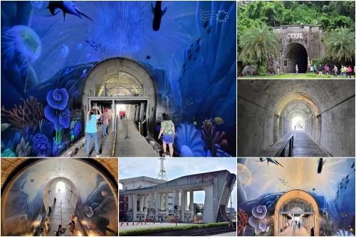 宜蘭蘇澳必訪打卡點｜蘇東隧道：🐠奇幻3D海底世界，自行車路線秘境