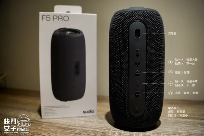 3 Sony Sudio F5 Pro 藍芽音響開箱低音喇叭極簡風.jpg