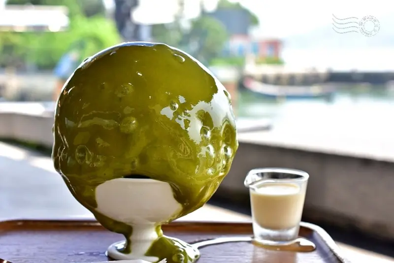 朝日夫婦ESPUMA宇治金時刨冰