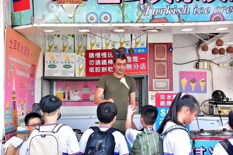 淡水老街土耳其冰淇淋