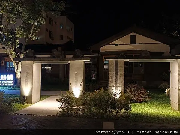 花蓮將軍府迷人的夜