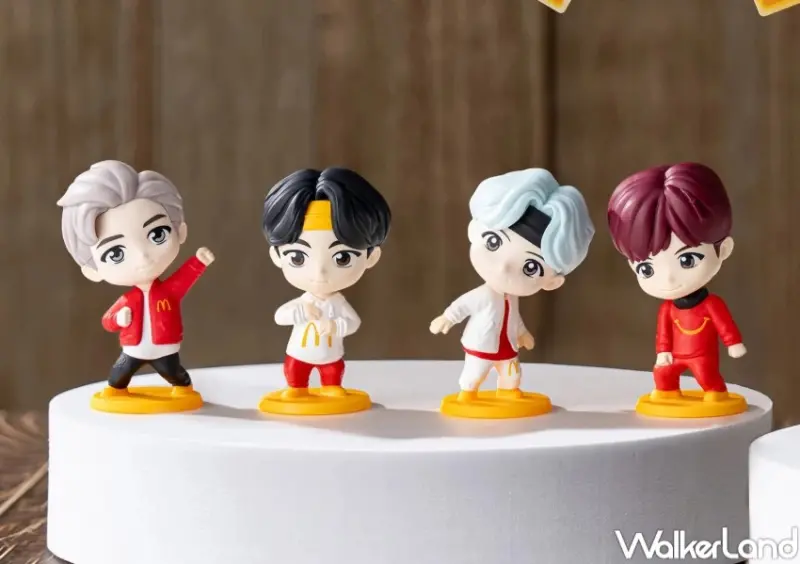 BTS麥當勞公仔！麥當勞限定版TinyTAN盲盒加價購，ARMY吃麥當勞抽起來。