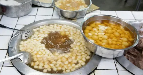 屏東潮州必吃老店！阿倫冰店潮州燒冷冰，在地人觀光客都愛冰火雙重天。