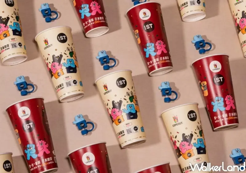 貓貓吸管套必收！COMEBUY聯名and ST TAIWAN，買小葉紅茶送餃貓吸管套。