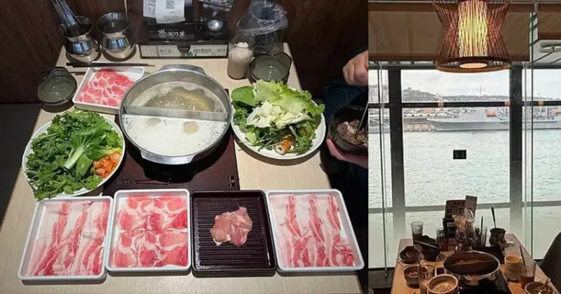 基隆火鍋吃到飽！海景第一排涮乃葉好食城店，基隆海景餐廳首選。